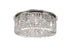 Zula Round Flush Chandelier 8 Light